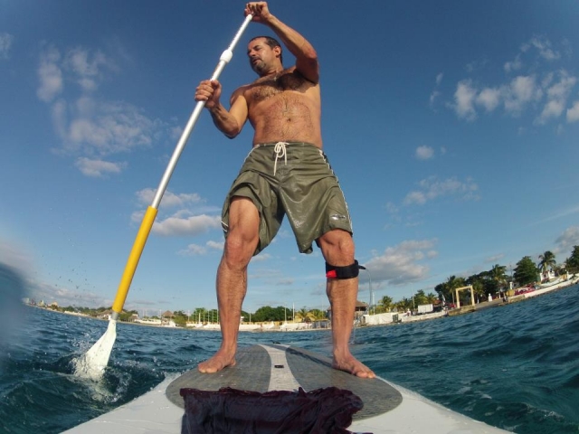 Disfrutando del Stand Up Paddte 
